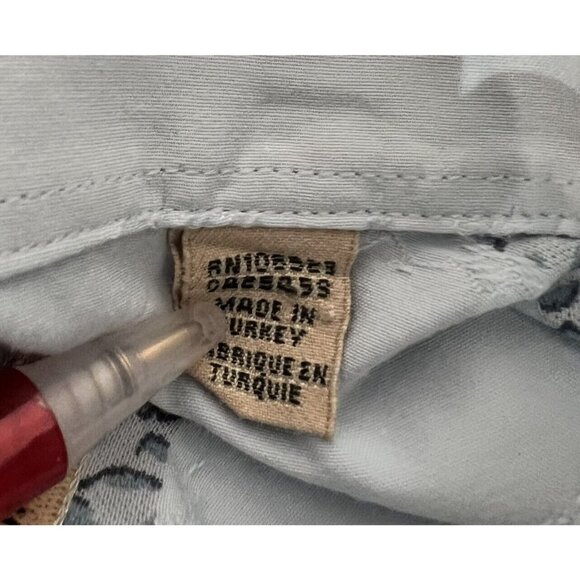 Ted Baker Slim Fit Mens Button Up Shirt Cotton Blend Size 6 2XL Blue Floral - Picture 5 of 15